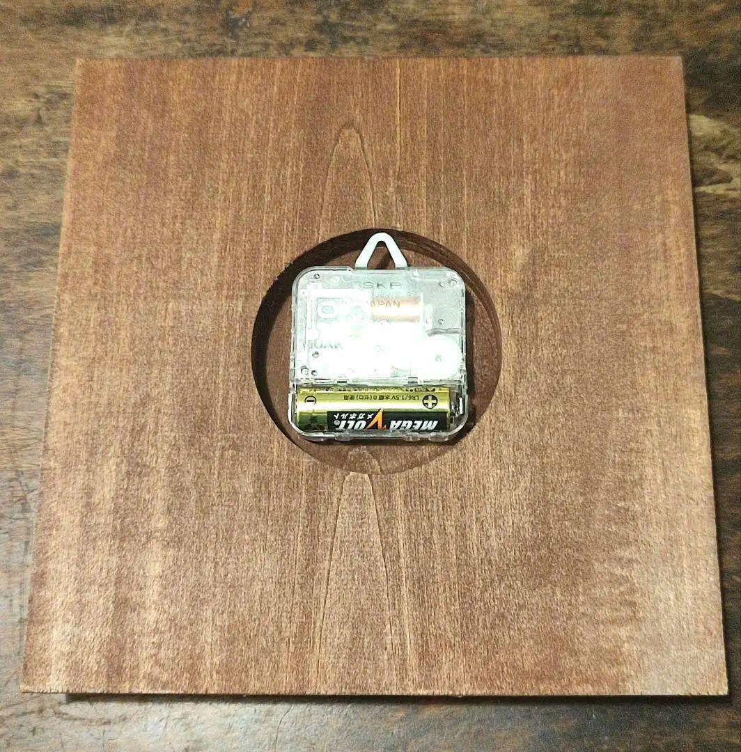 【動作確認済み】子ども部屋にピッタリ✨ロボットの絵の掛け時計(木製)