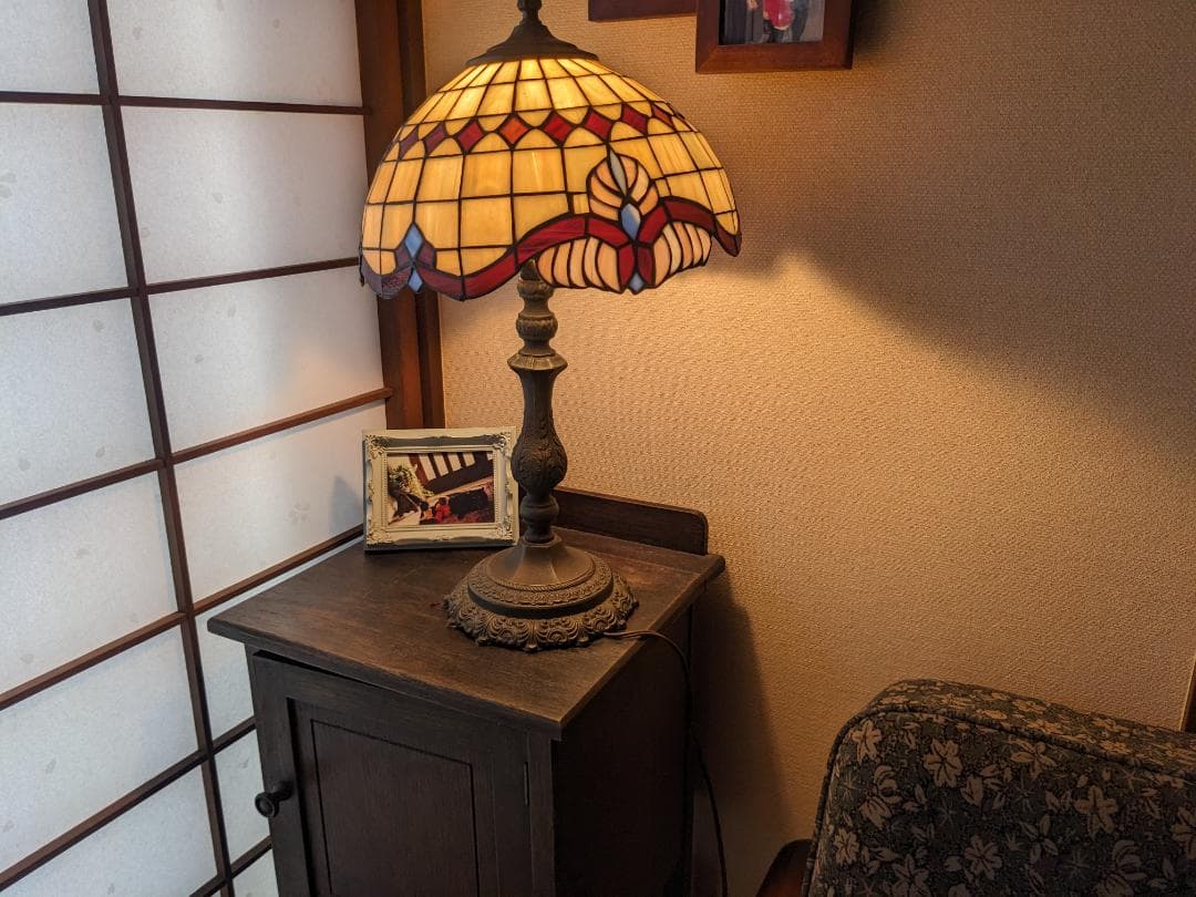 ステンドグラスランプ（アンティーク）