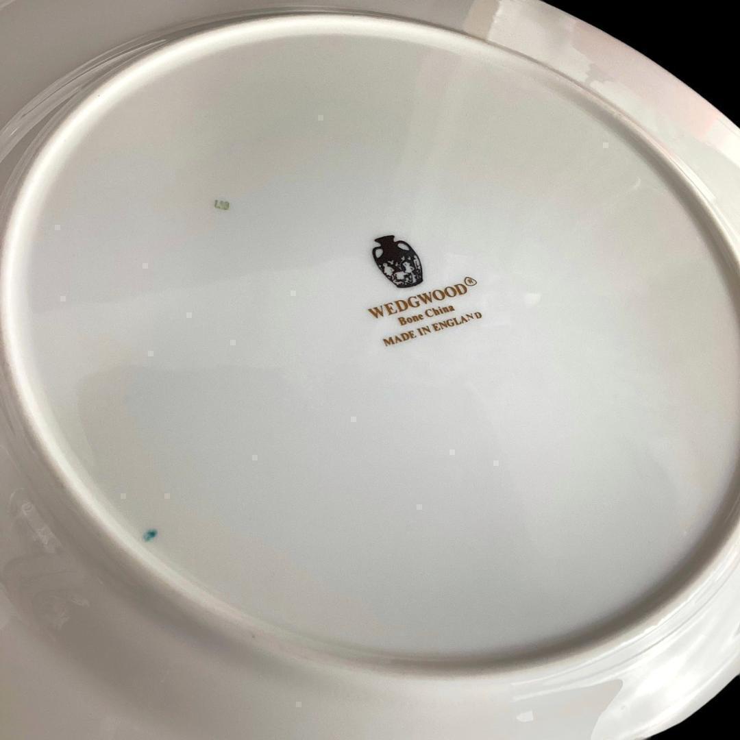 ★美品★ウェッジウッド ユーランダーパウダー ターコイズ 20cmプレート 6枚