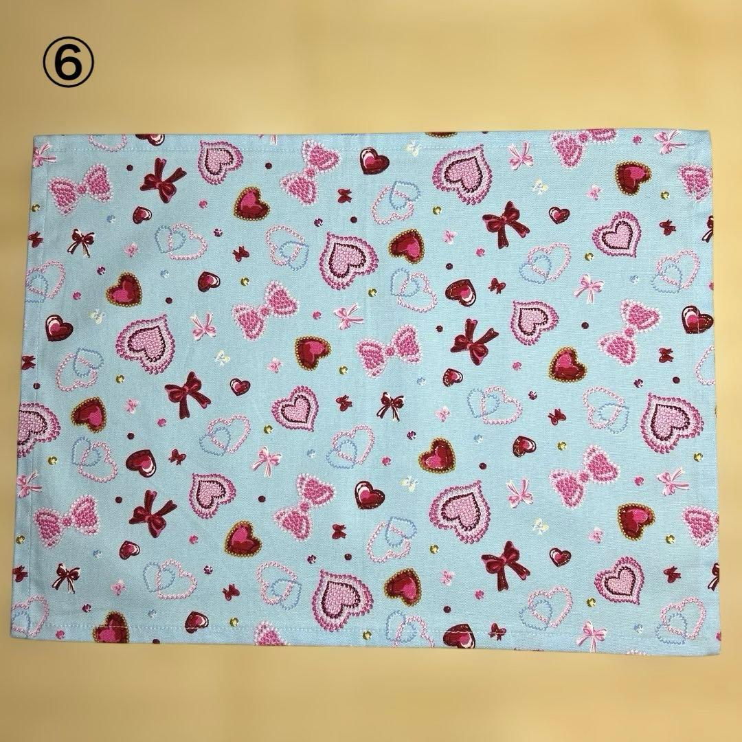 ランチョンマット30×40 さくらんぼ　水玉　リボン　ユニコーン　シマエナガ他