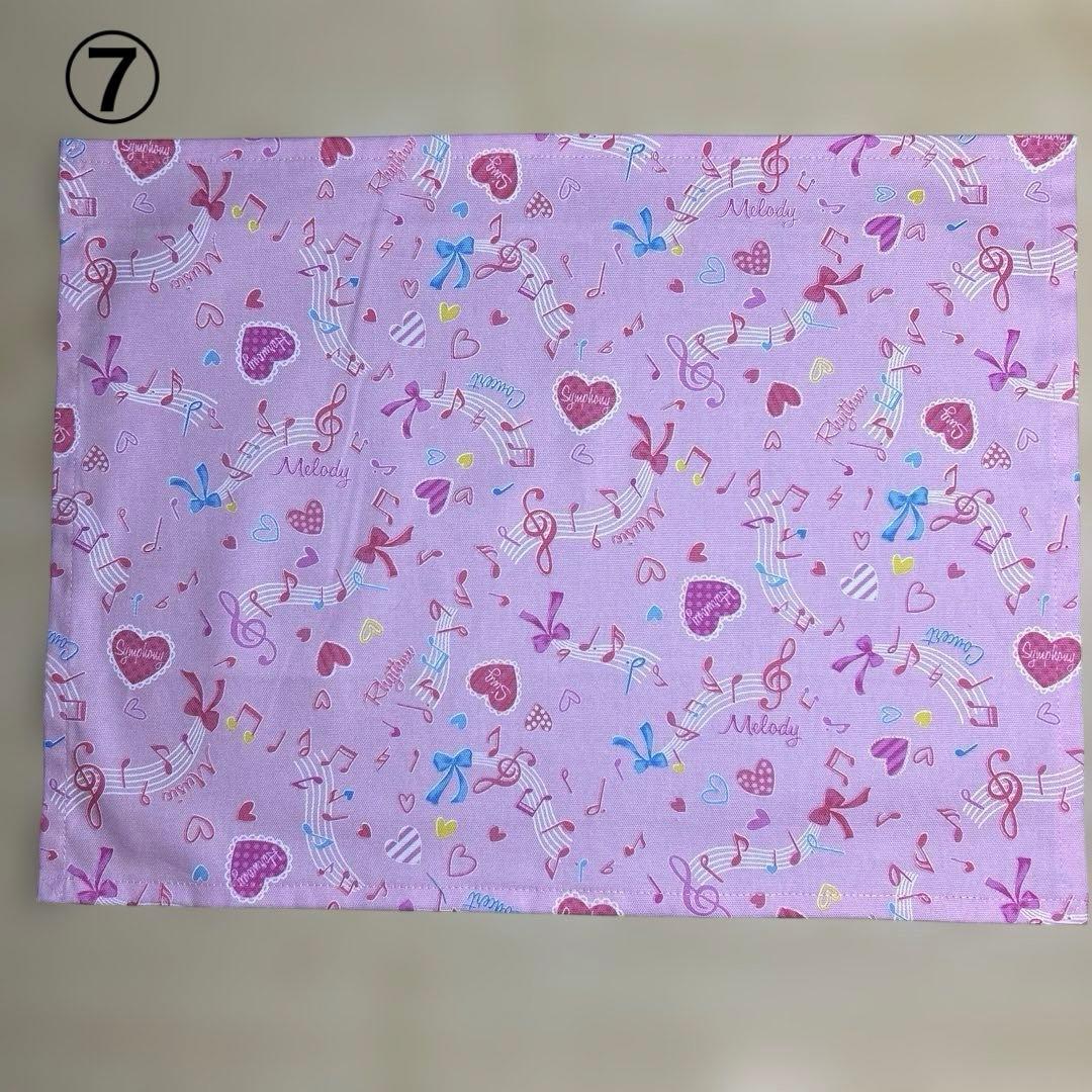 ランチョンマット30×40 さくらんぼ　水玉　リボン　ユニコーン　シマエナガ他