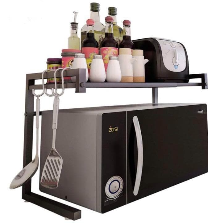 ❤レンジの上が収納空間に早替り❣使い勝手＆利便性抜群♪❤ステンレス製☆レンジ台