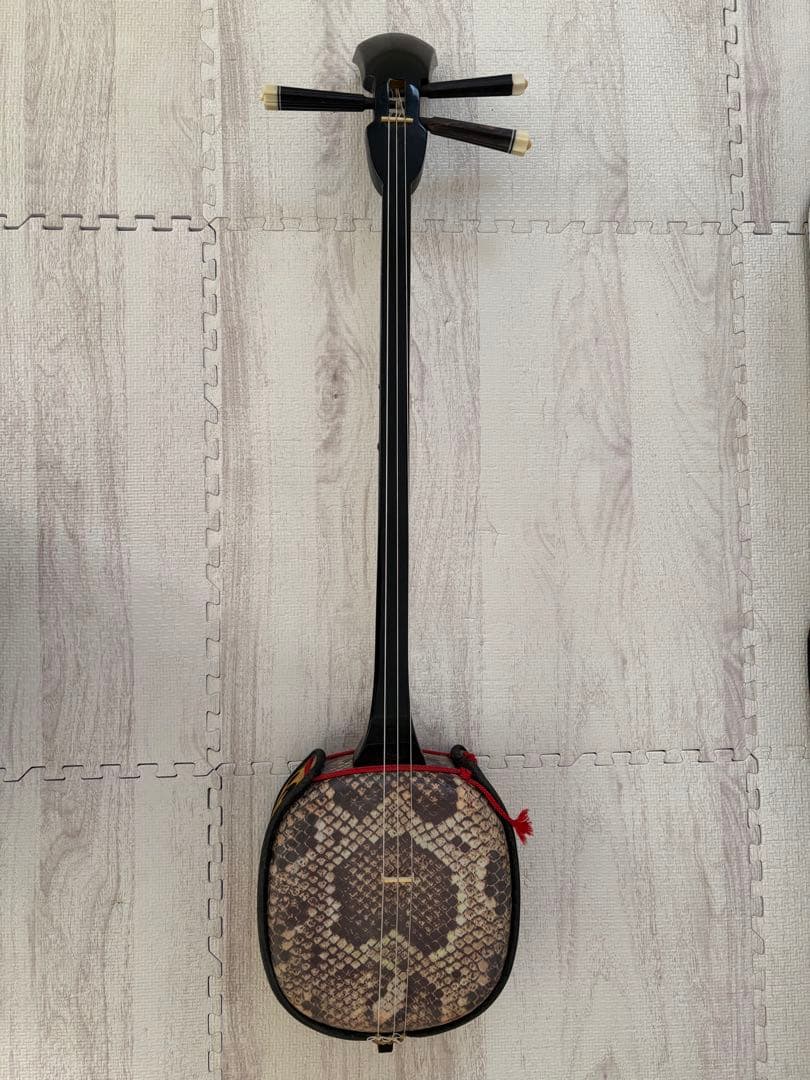 三線 本体 専用ハードケース付き　人口皮