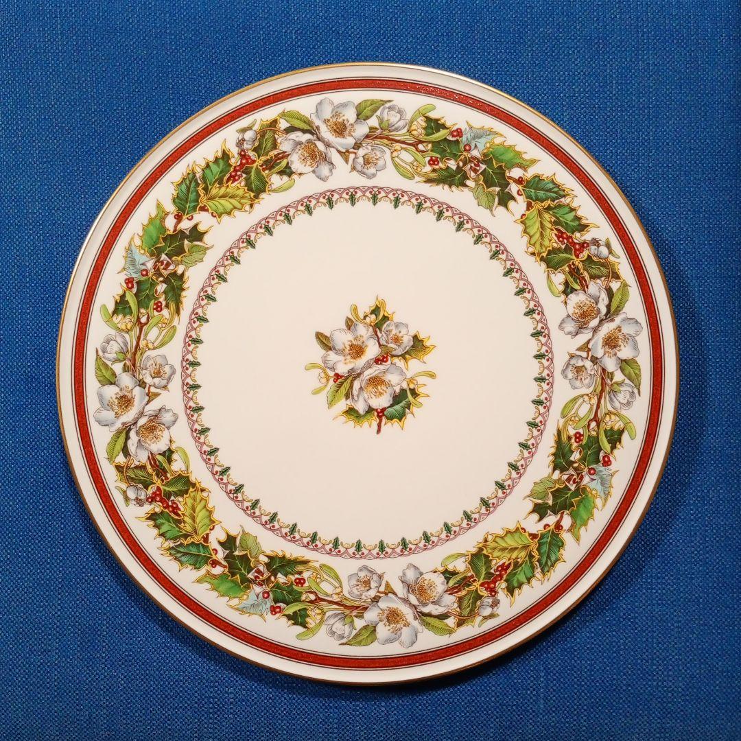 スポード　クリスマスローズ　ガトープレート　28cm　新品未使用