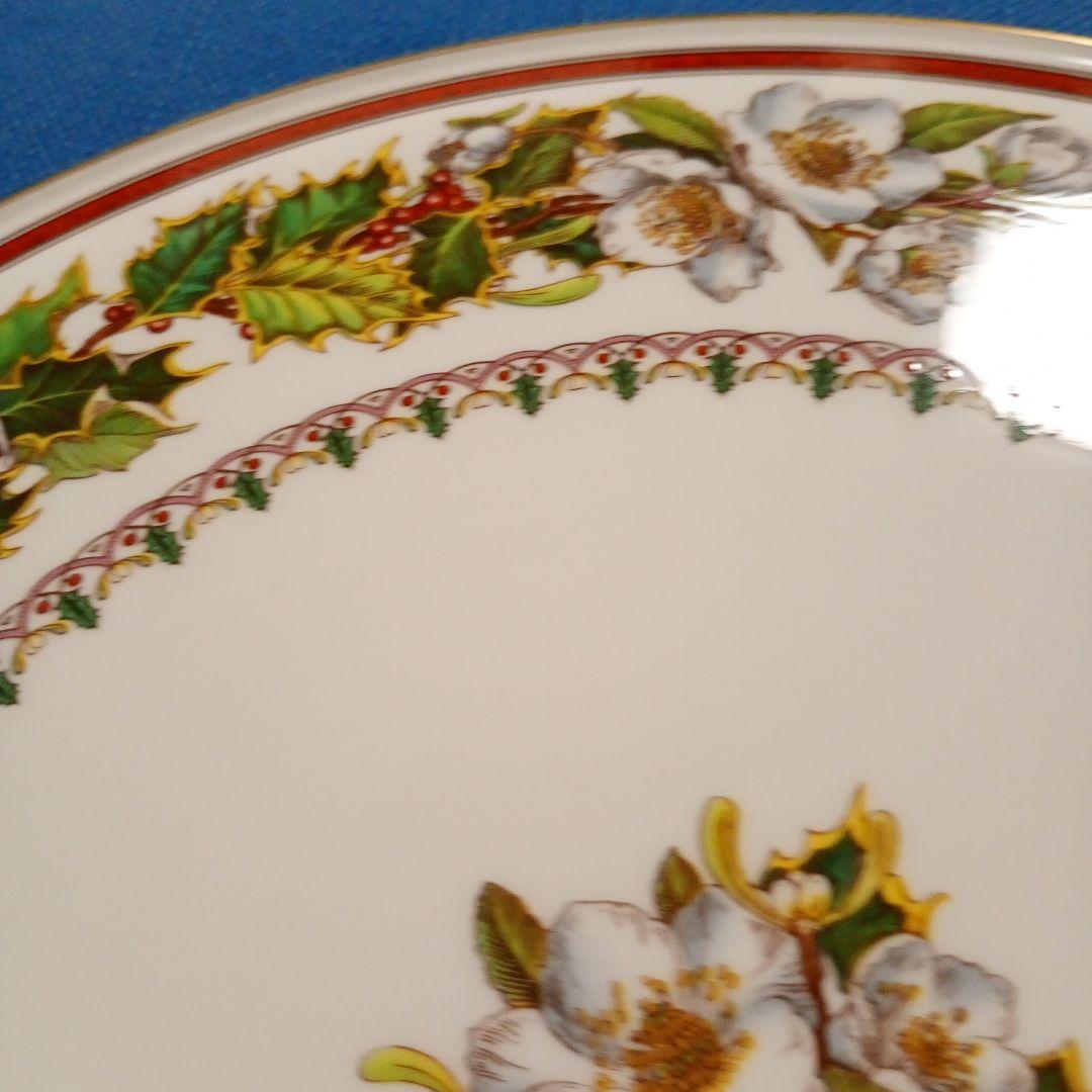 スポード　クリスマスローズ　ガトープレート　28cm　新品未使用