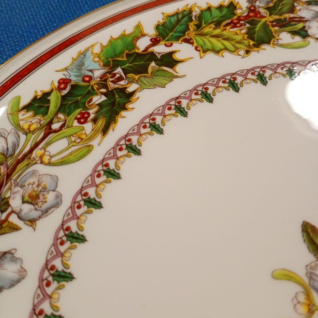 スポード　クリスマスローズ　ガトープレート　28cm　新品未使用