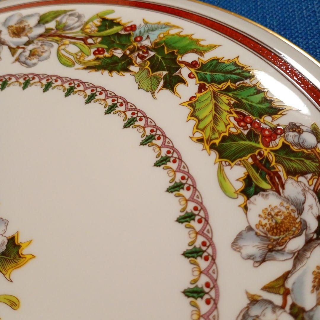 スポード　クリスマスローズ　ガトープレート　28cm　新品未使用