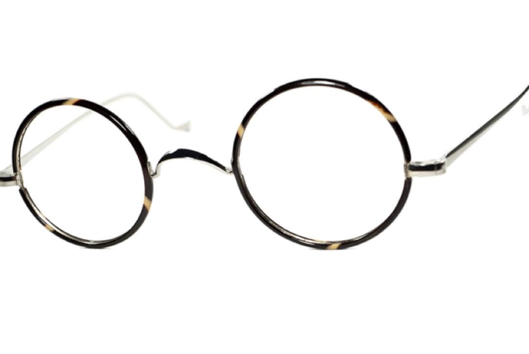 1930sフレーム フランス セル巻 一山式 メタル 正円 ラウンド 丸眼鏡