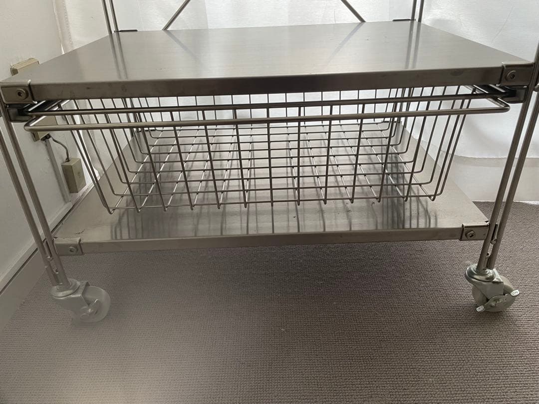 無印　ステンレスシェルフ