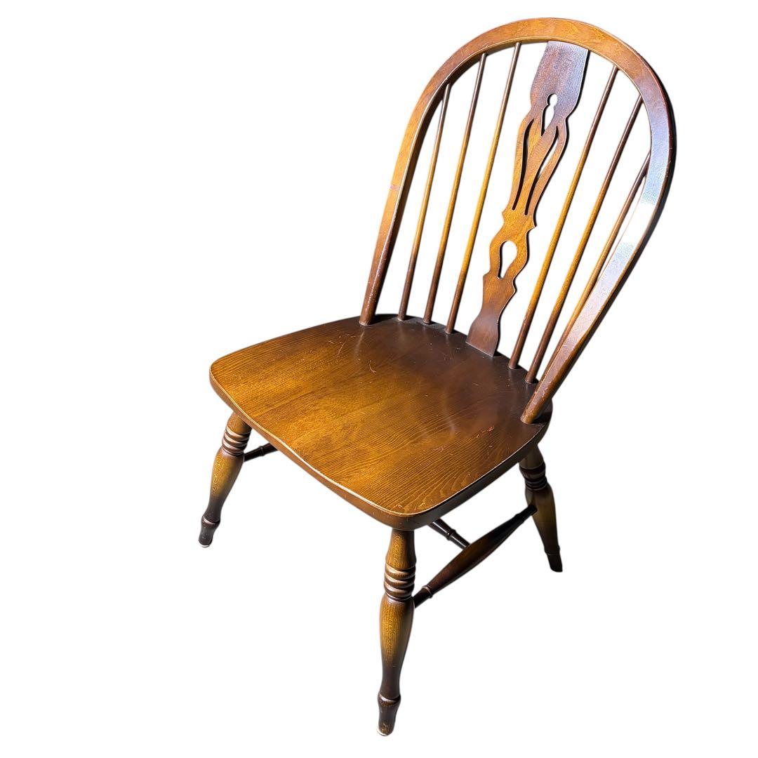 希少 飛騨産業 キツツキ ダイニングチェア ウィンザーチェア