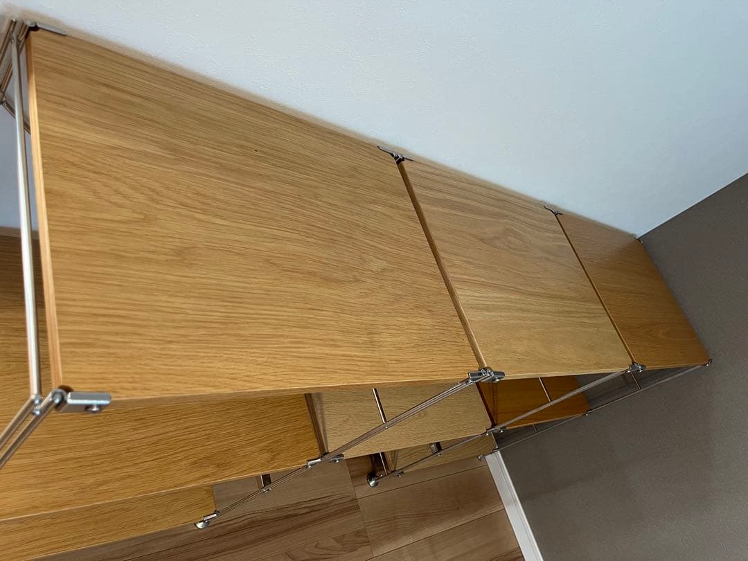 【引き取り限定】無印良品　ステンレスユニットシェルフ　小