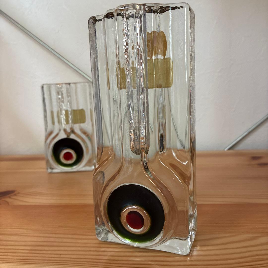 WALTHER ワルターグラス ガラス 花瓶 フラワーベース 一輪挿し ドイツ