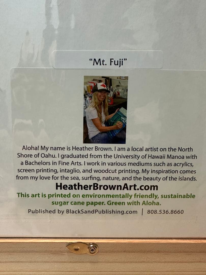 Mt. Fuji アート作品 Heather Brown