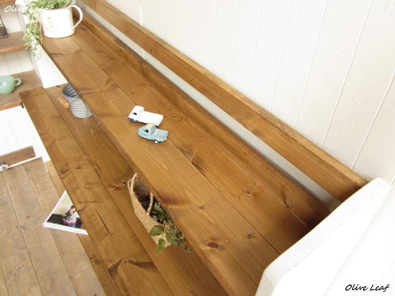 サイズ、デザインオーダー可！●超ワイド3段ローラック●シャビーホワイト●受注製作