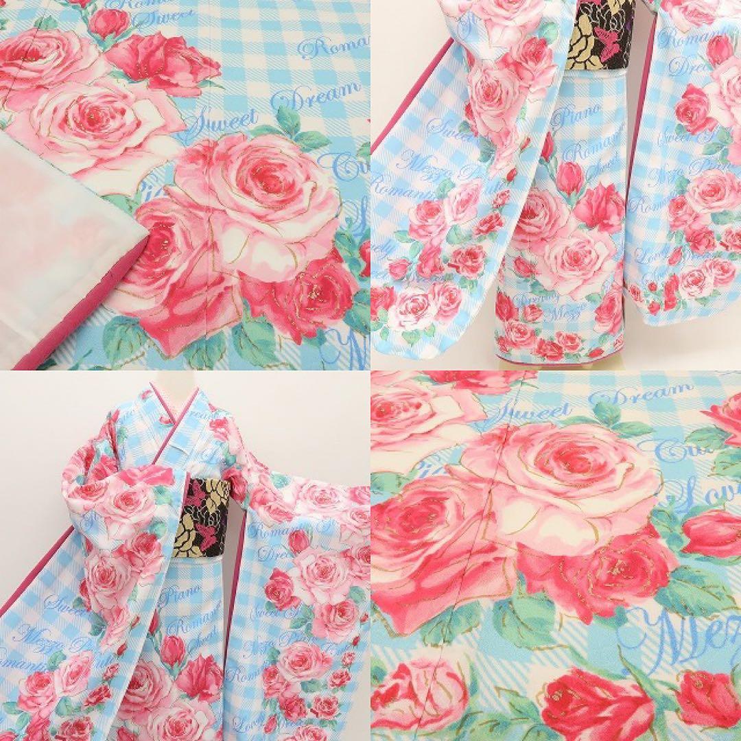 美品 mezzo piano 七五三 七歳 女児 着物・襦袢 ２点セット B1