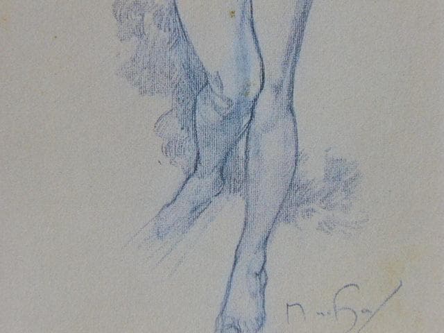 アルフォンス・ミュシャ、「クオ・ヴァディス」のための習作