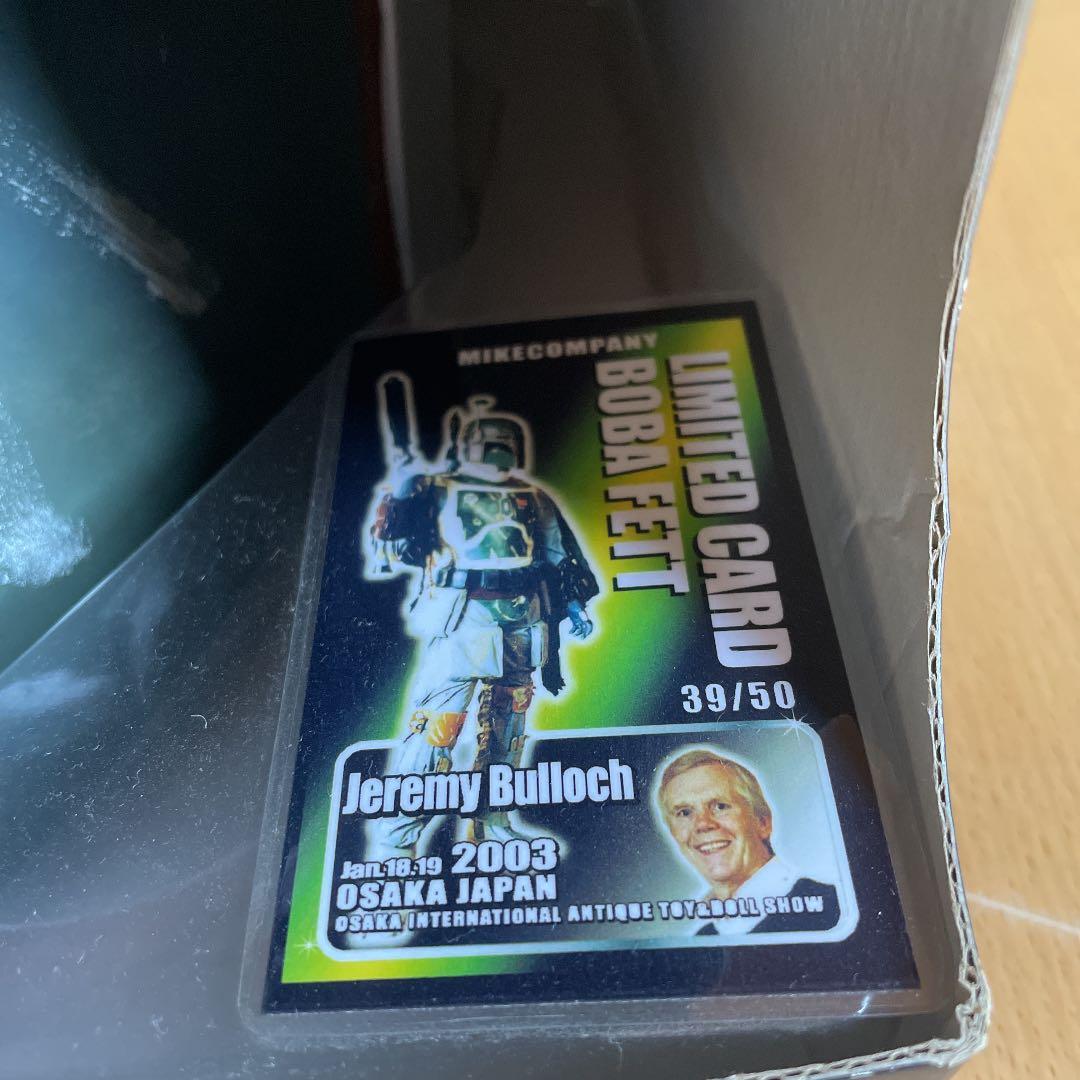 超限定　激レア　スターウォーズ　ボバフェット　ヘルメット　ジェレミーサイン入り