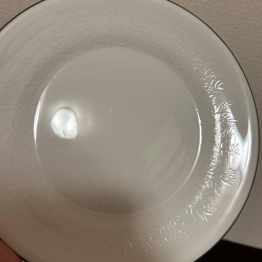 ウェッジウッド　シルバーアーミン　デザートプレート　20.5cm