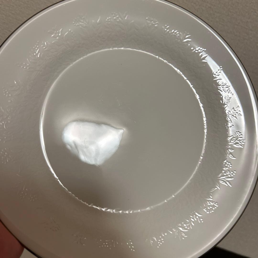 ウェッジウッド　シルバーアーミン　デザートプレート　20.5cm