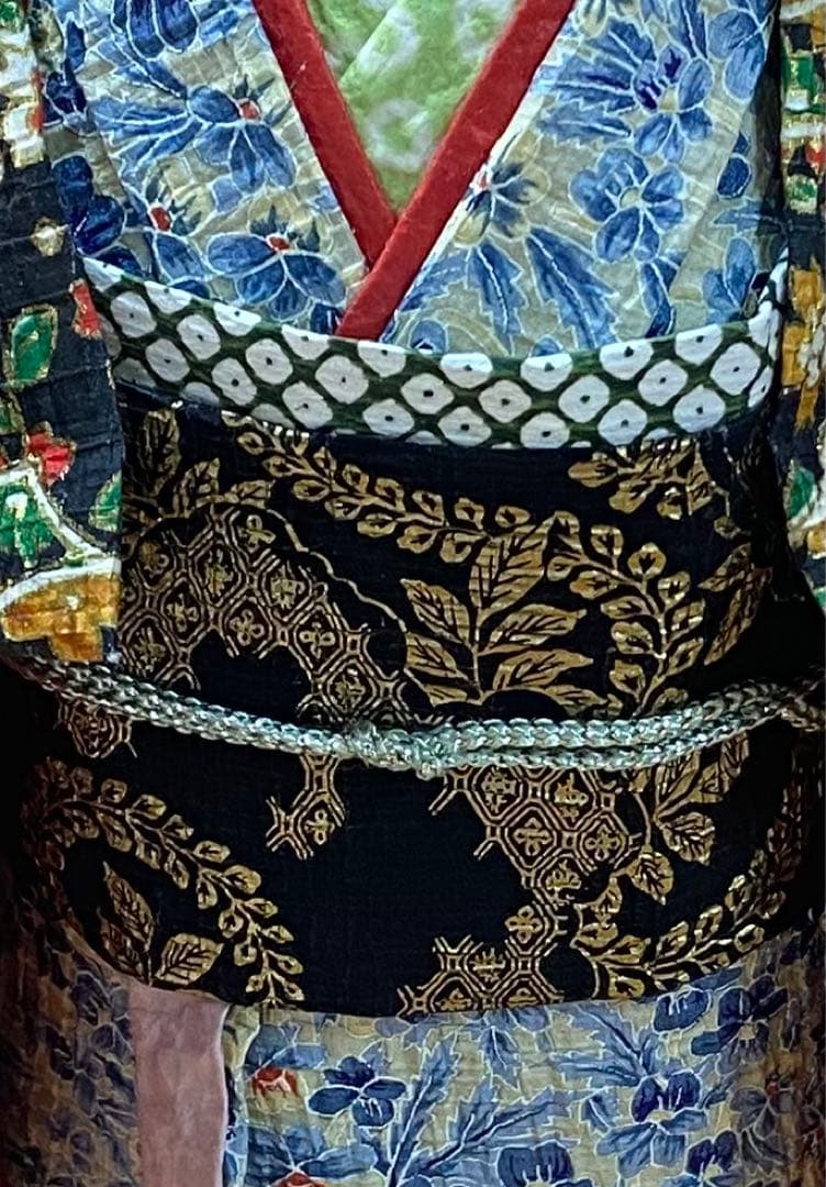 国産和紙着物のワインボトルカバー