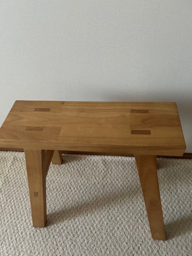 m_c 無印良品 木製ベンチ 小