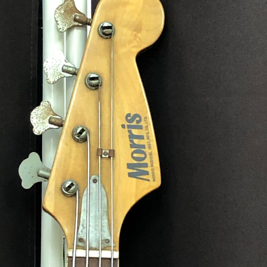 Morris 木製ベース 赤黒サンバースト 人気楽器