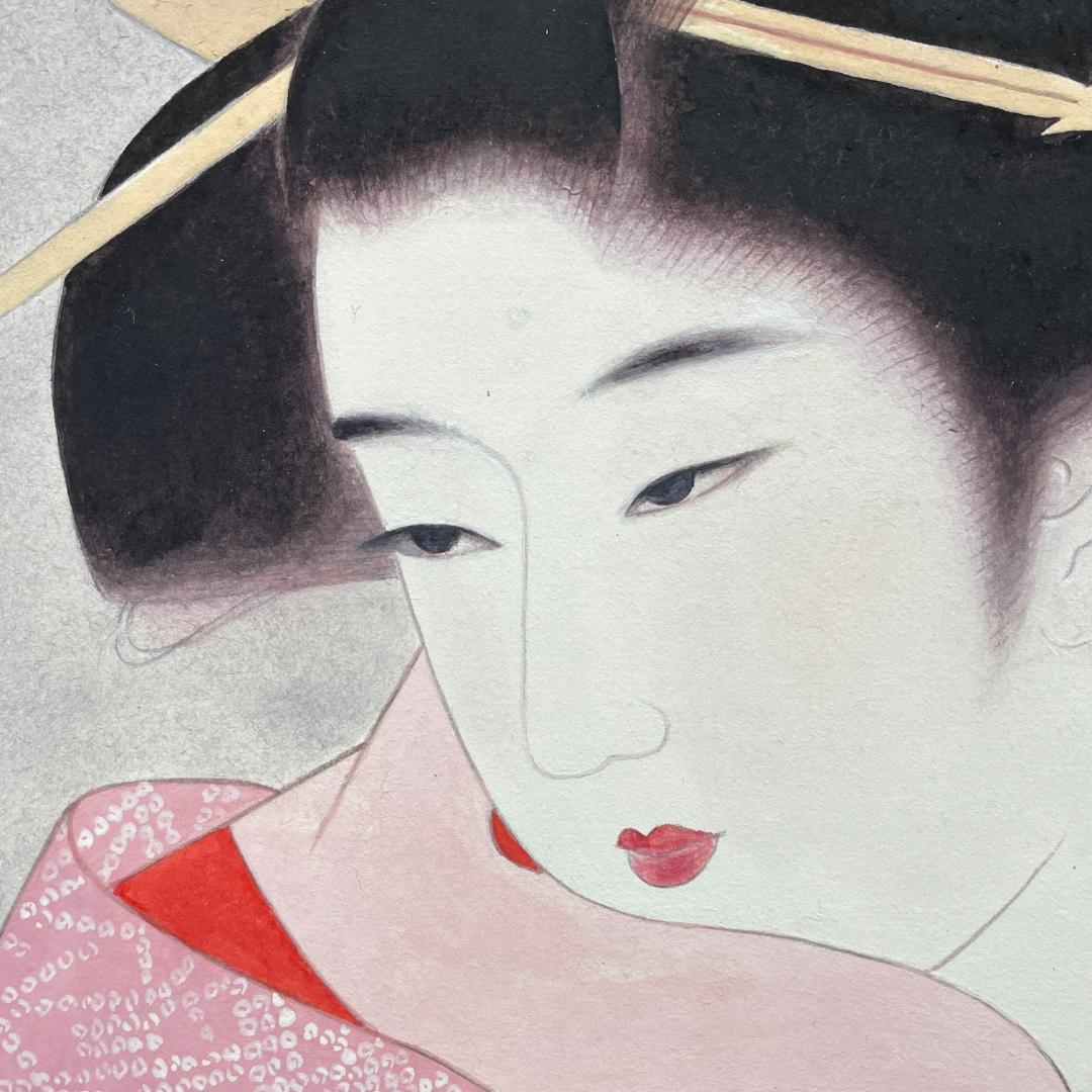 真作保証 伊東深水『三千歳』木版画 美人画 代表作 大判 R8YE11 - メルカリ