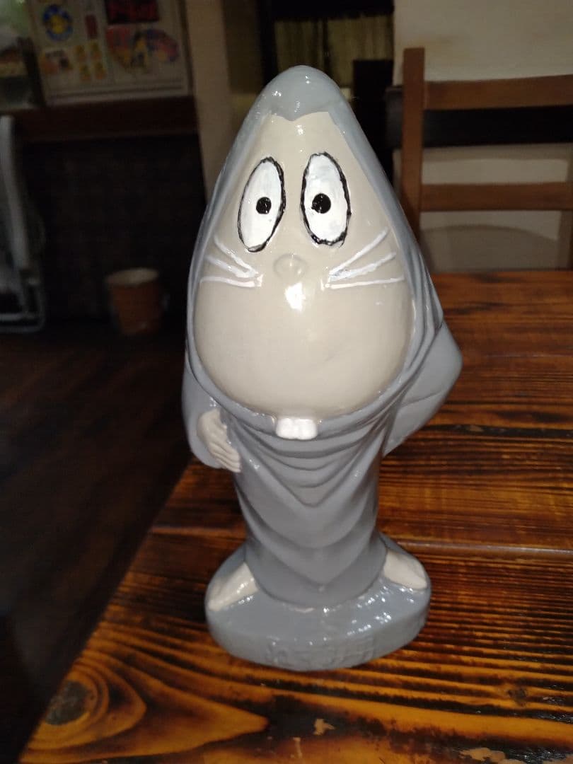 ピカチュウの石像オブジェ！おまけが付きました〜ねずみ男の一輪挿しです。