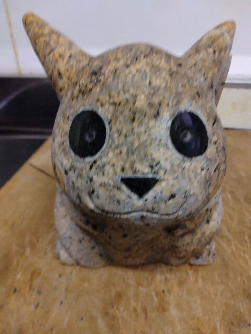 ピカチュウの石像オブジェ！おまけが付きました〜ねずみ男の一輪挿しです。