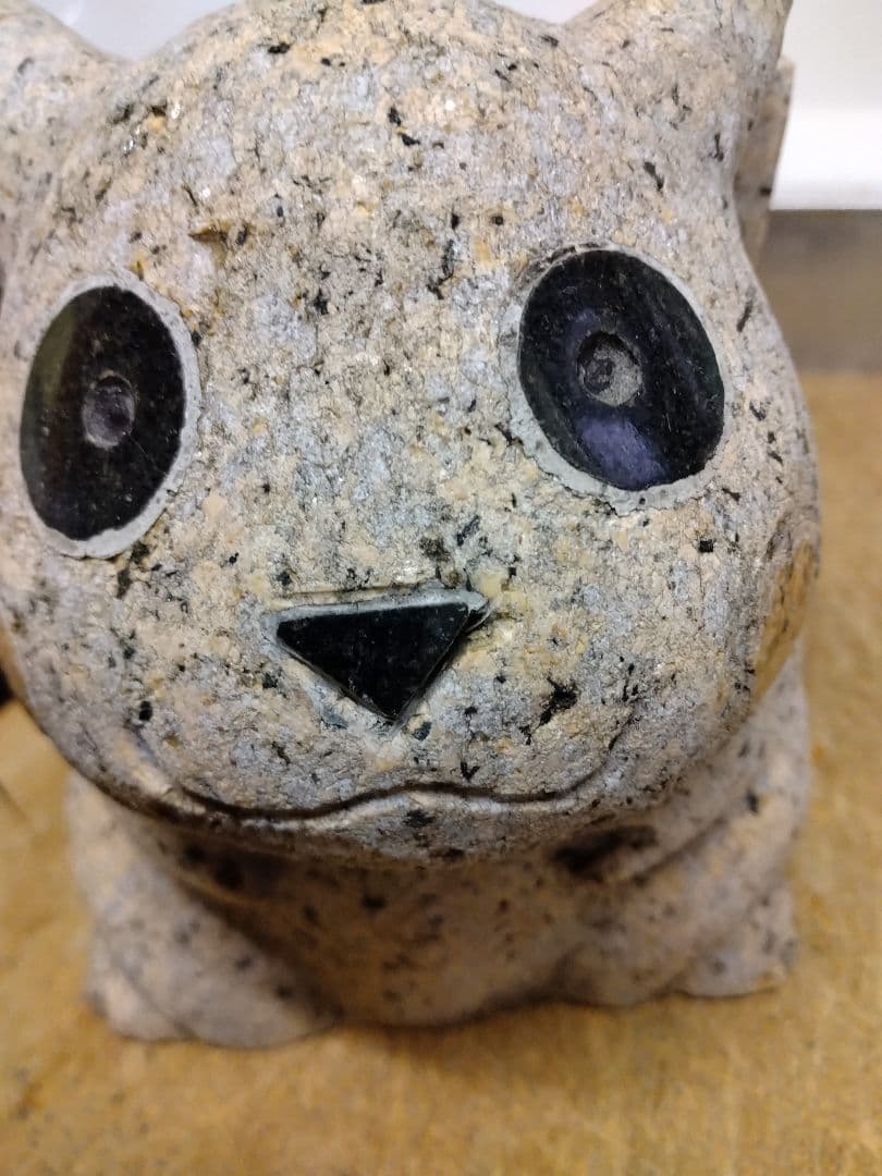ピカチュウの石像オブジェ！おまけが付きました〜ねずみ男の一輪挿しです。