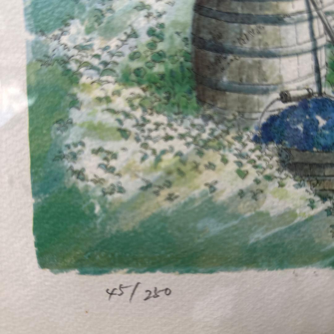 お勧め 内田新哉 リトグラフCountry F arm 美術品 絵画 ア-ト - メルカリ