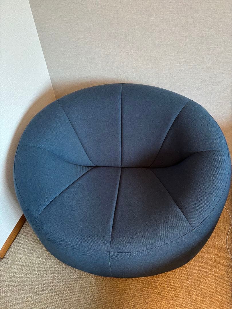 ligne roset 、ロゼパンプキン、1人用ラウンドソファ