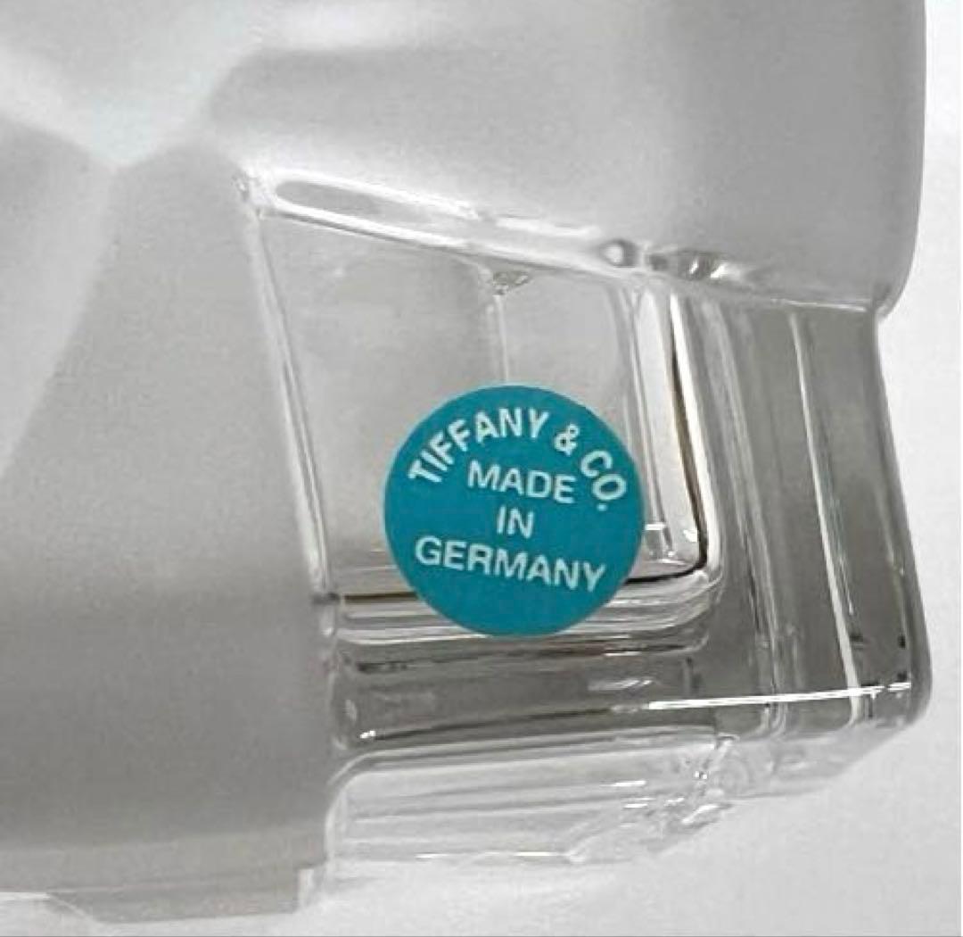 □美品　ティファニー　クリスタル ジュエリーボックス 小物入れ　キャンディBOX