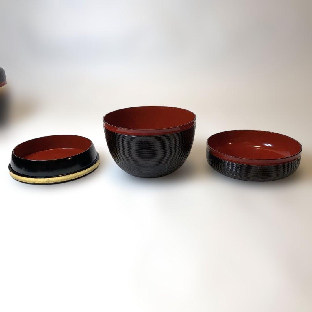 信玄弁当 天然木製 漆塗 6客セット