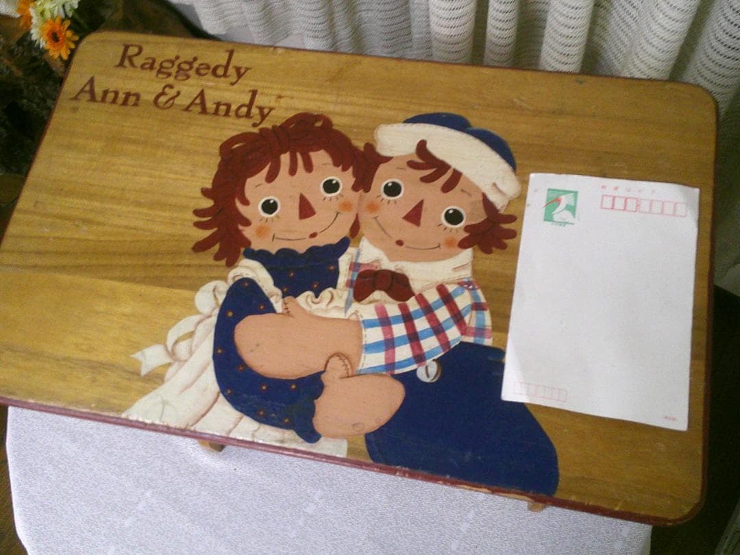 アンティーク 木製 アン＆アンディ 【机&椅子 セット】 カントリー 可愛い