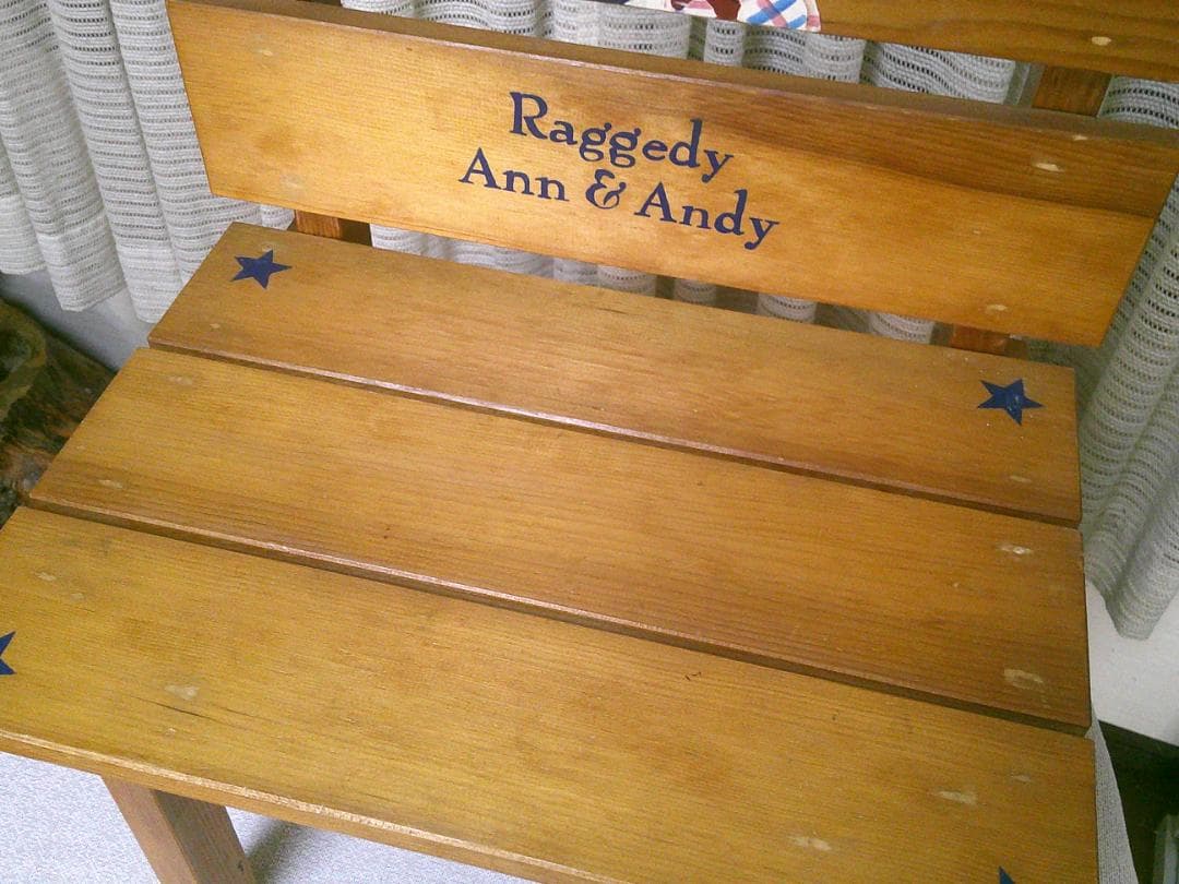 アンティーク 木製 アン＆アンディ 【机&椅子 セット】 カントリー 可愛い