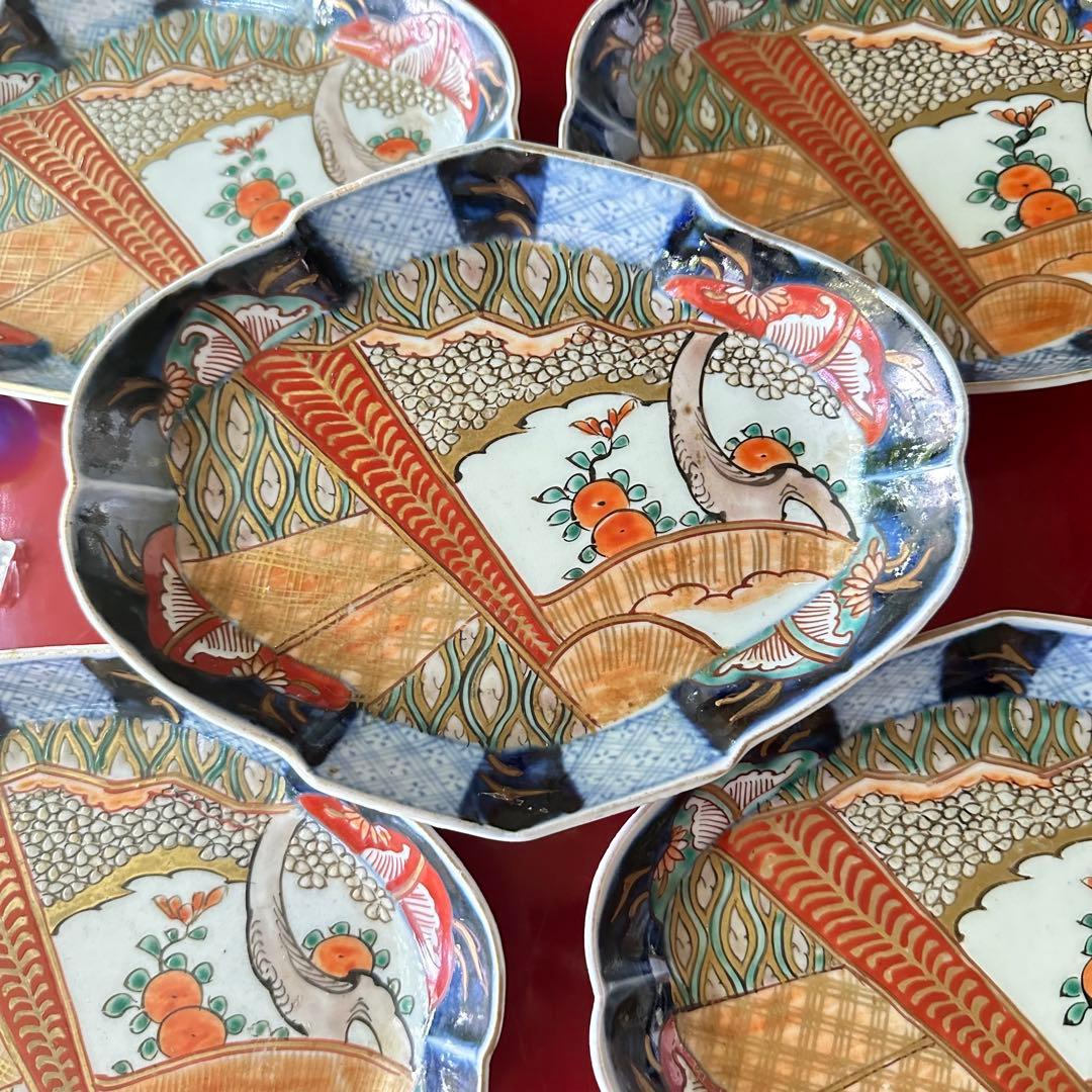 S様へ感謝お嫁入り‼️四季に麗し‼️伊万里錦手若松＆橙＆ふきよせ 兜