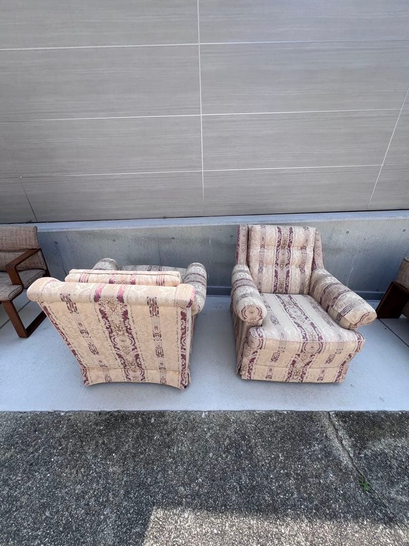 ドレクセル　ソファ　染み有り（見えない部分）