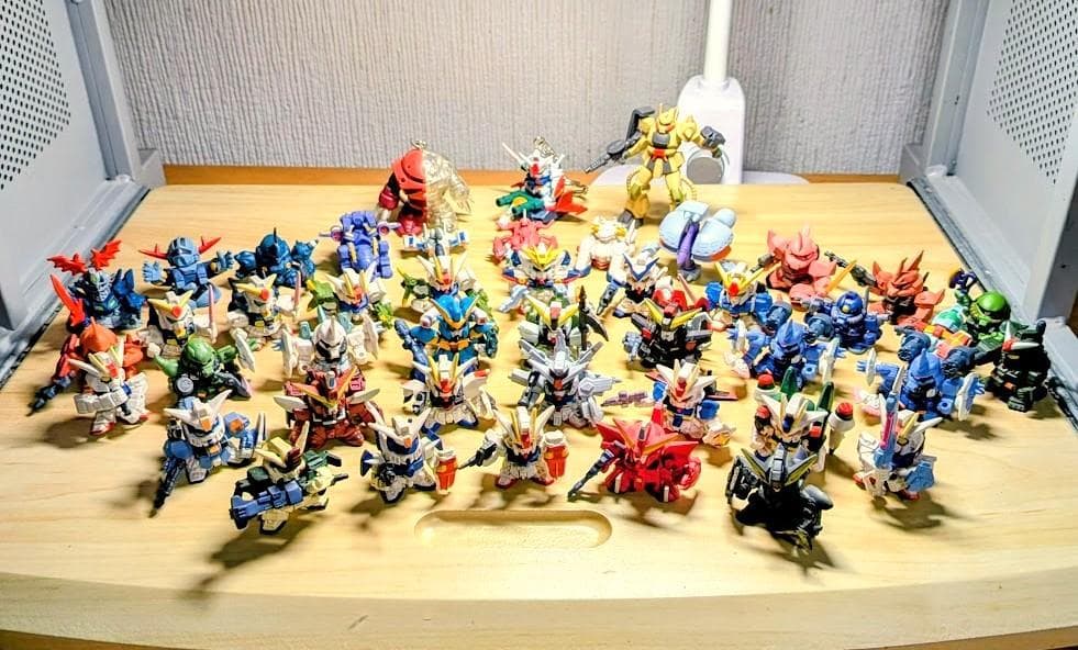 SDガンダムフルカラー　ガシャポン・フィギュア(SEEDメイン＋その他)　40体