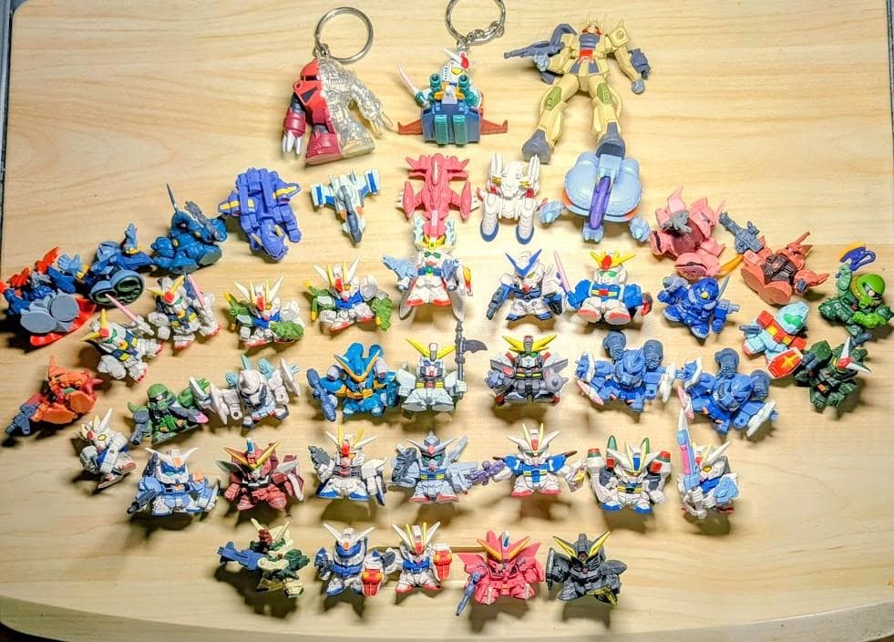 SDガンダムフルカラー　ガシャポン・フィギュア(SEEDメイン＋その他)　40体
