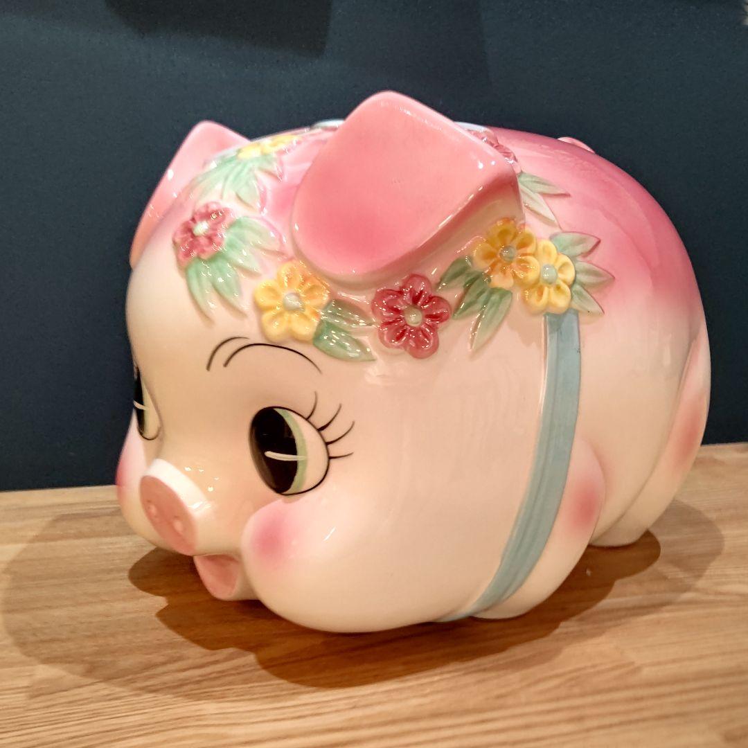 希少 超特大 約28センチ ブタの貯金箱 加藤工芸 日本製 - メルカリ