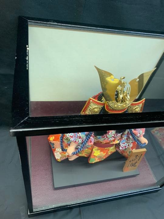 ガラスケース入り　8号 538 剛健　黒塗りケース