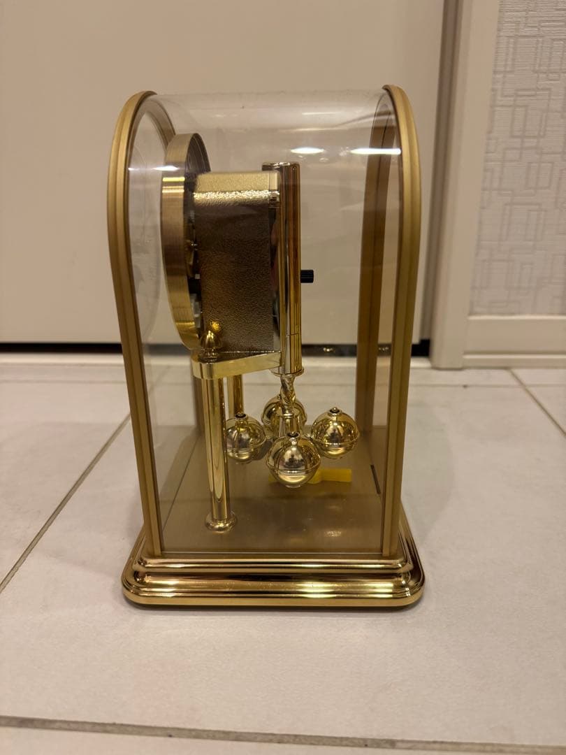 Hermle ヘルムレ ムーンフェイズ ドイツ製 クォーツ 置き時計