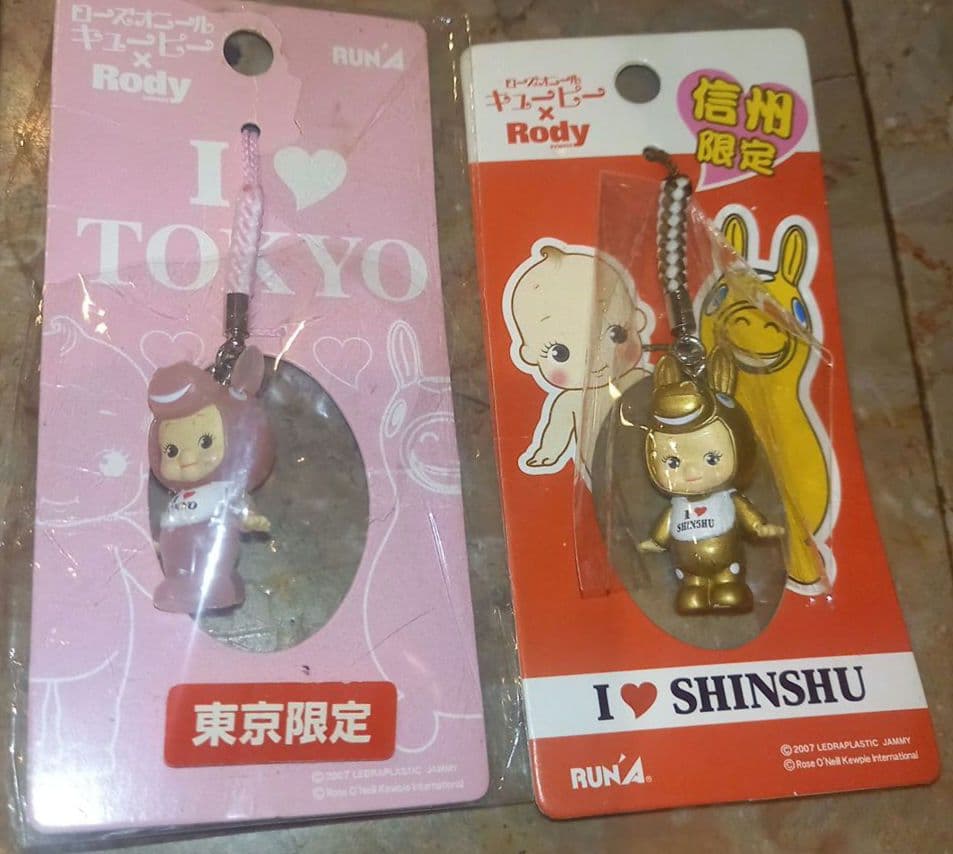 ラナ☆ローズオニールキューピー×Rody☆東京限定&信州限定☆根付け