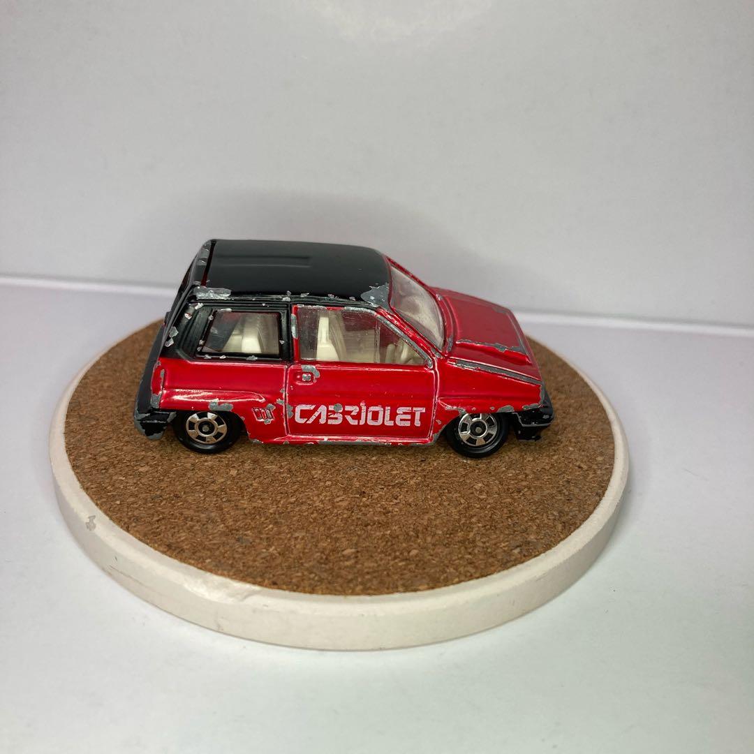 ☆トミカカーキャリアセット付属☆ホンダ シティ ターボⅡ（カブリオレ