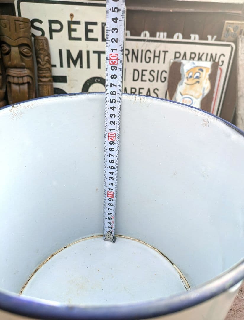 イギリス アンティーク ホーロー BREAD缶 【大】ブレッド缶　ホワイト