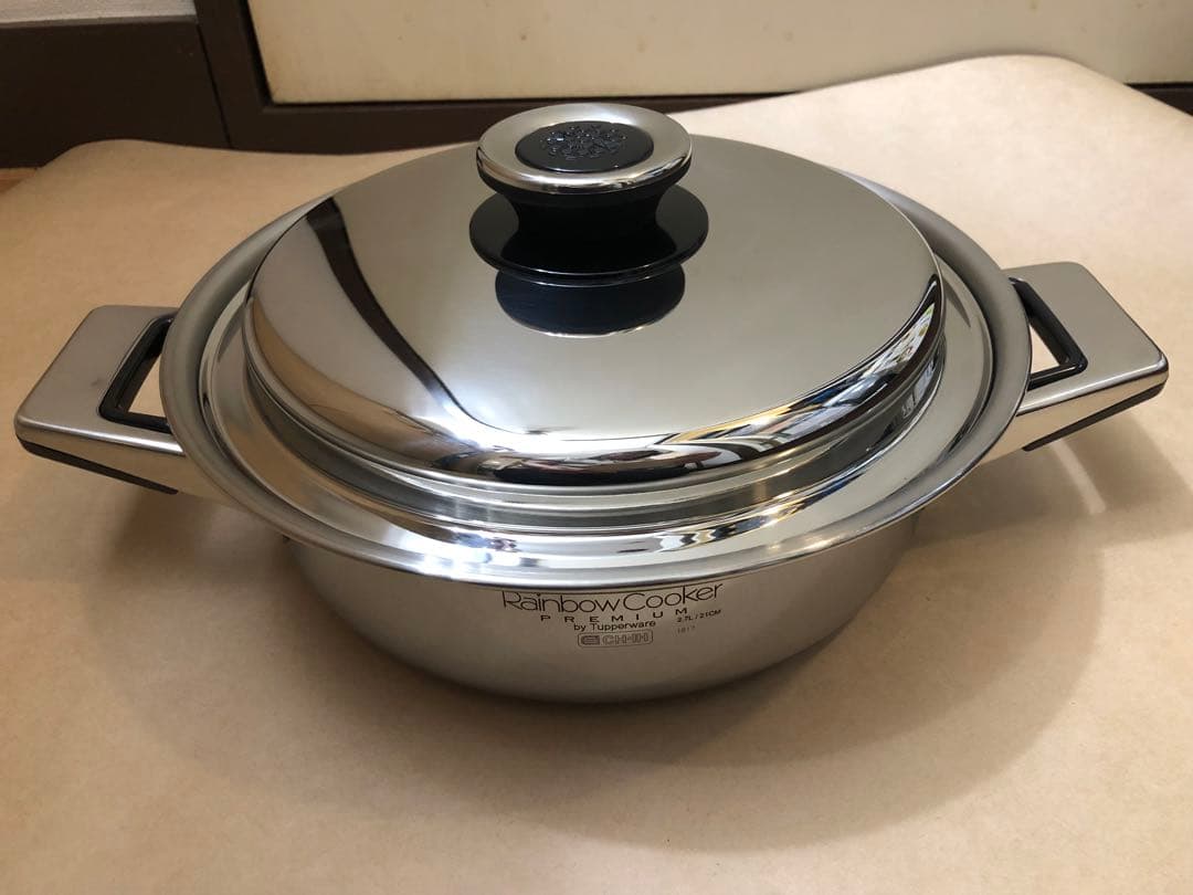 未使用　レインボークッカープレミアム　21cm 浅鍋　両手鍋
