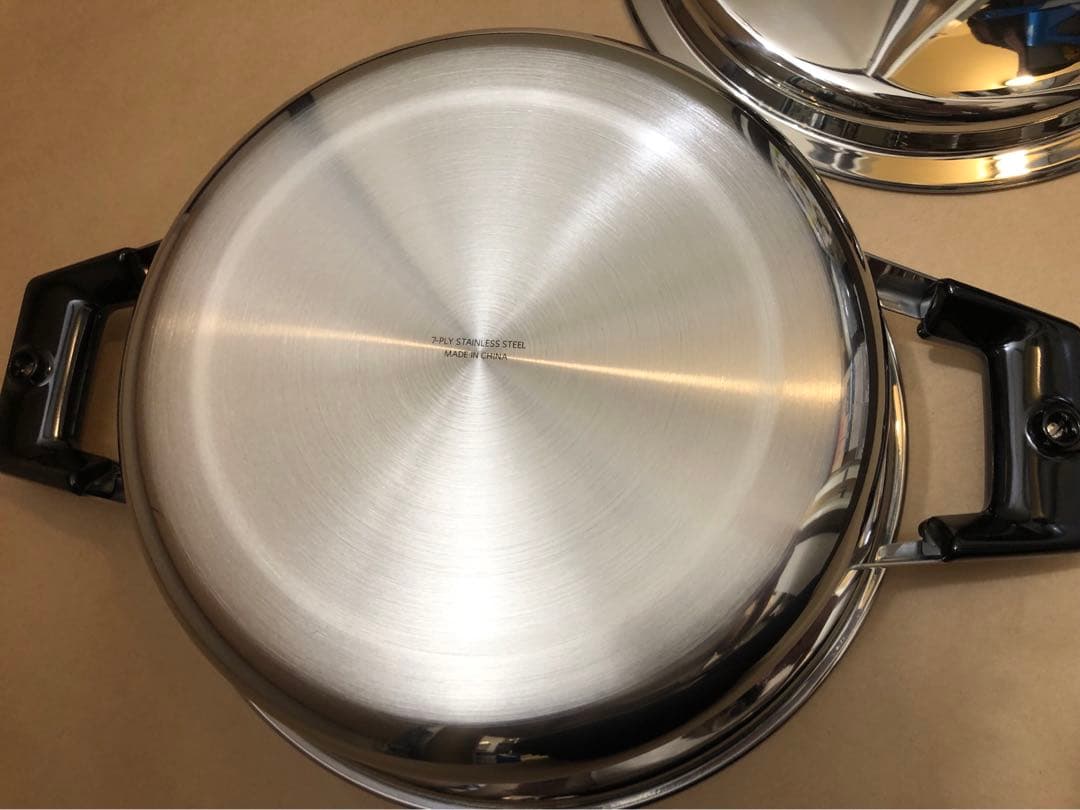 未使用　レインボークッカープレミアム　21cm 浅鍋　両手鍋