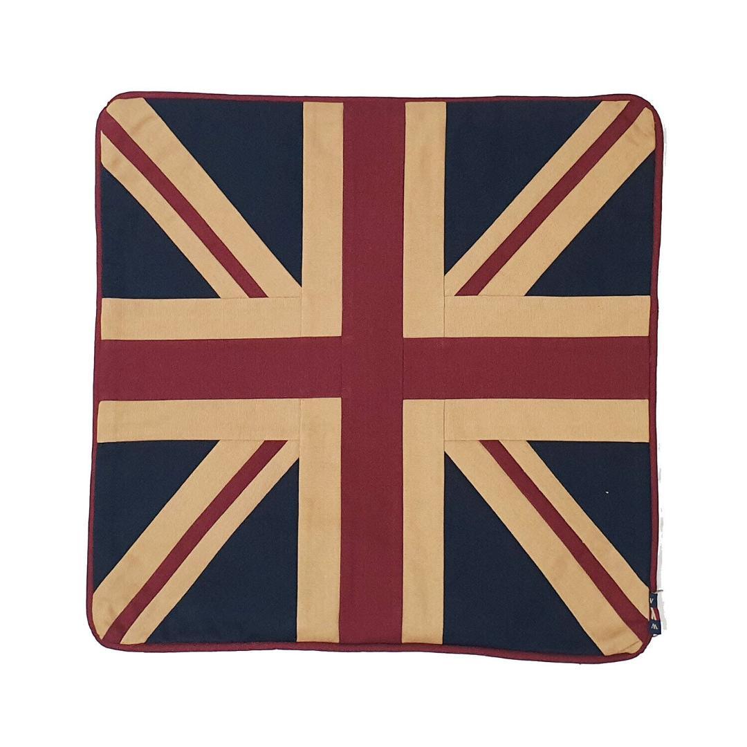ユニオンジャック柄 クッションカバー｜英国風インテリア・ソファ／ベッドに