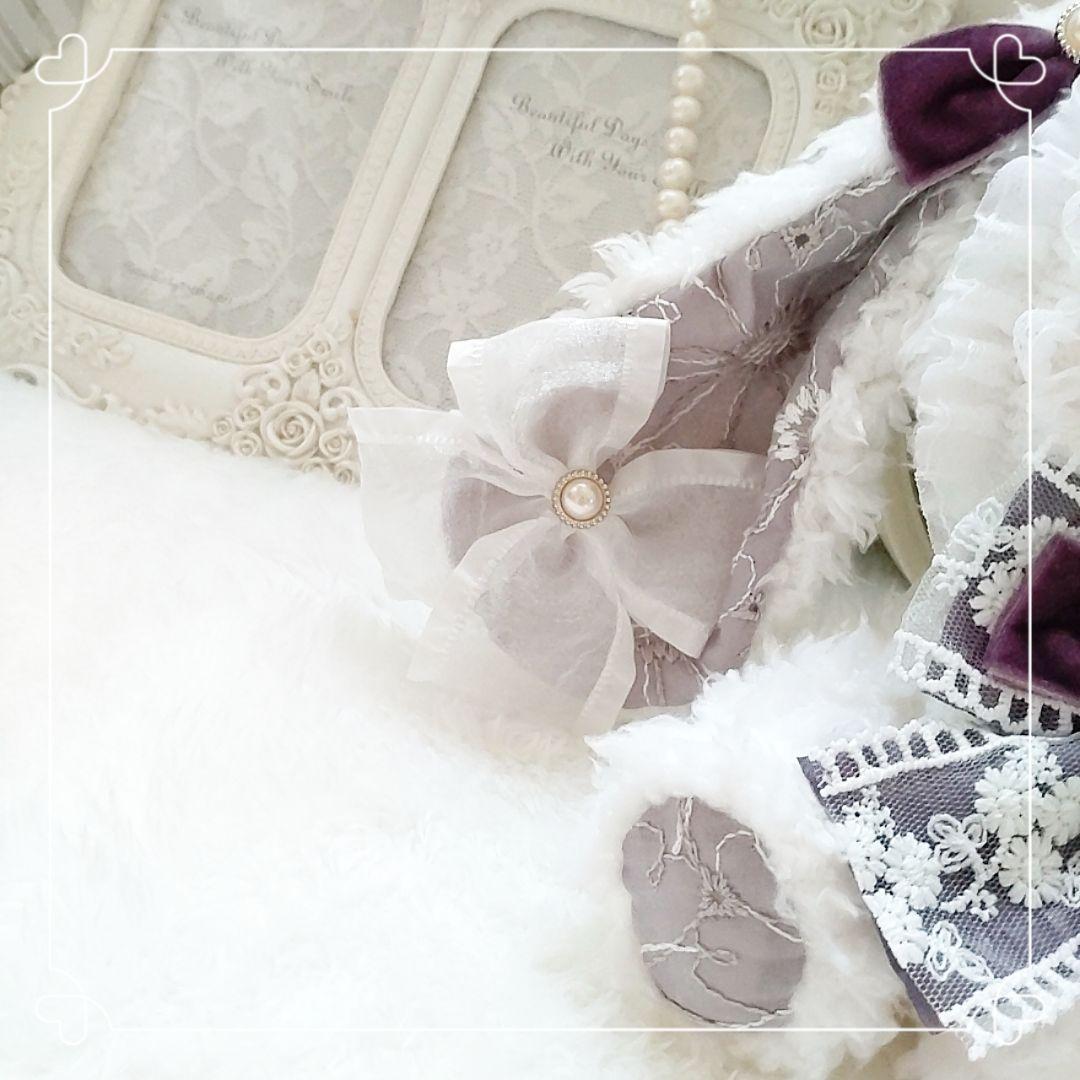 14〜16cm お座り型 ぬい服 垂れ耳うさぎ 着ぐるみ ともぬい 新衣装サイズ